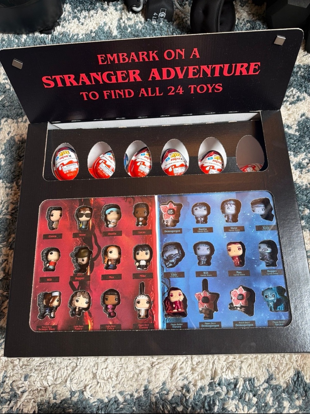 Kinder Joy x Stranger Things Whole Collection